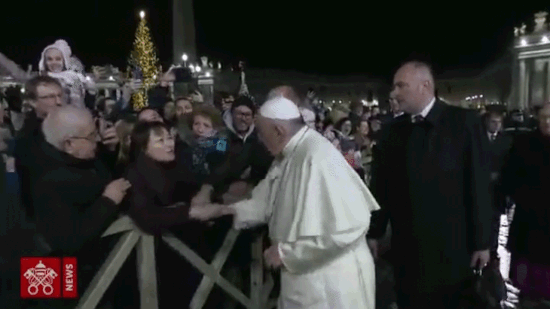Slapping Pope 1